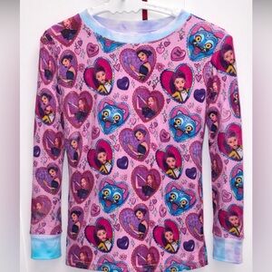 BAMBOO Pink and Purple Kids Long Sleeve Tee